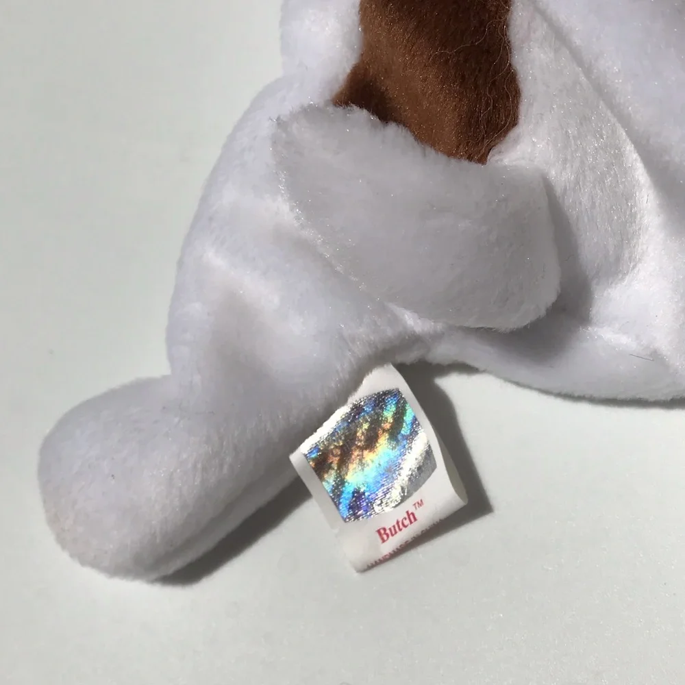 Butch Bull Dog Terrier The Beanie Babies Collection Vintage 1998 Stuffy Toy